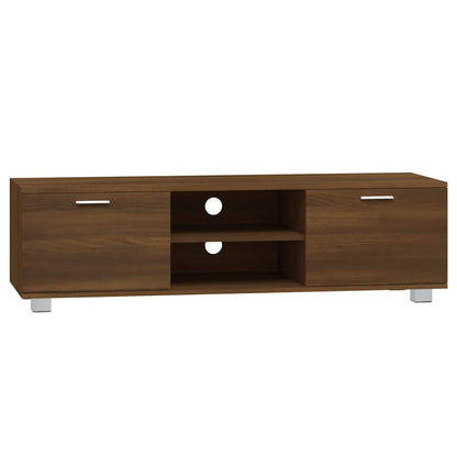 vidaXL TV Cabinet Brown Oak 140x40.5x35 cm Engineered Wood