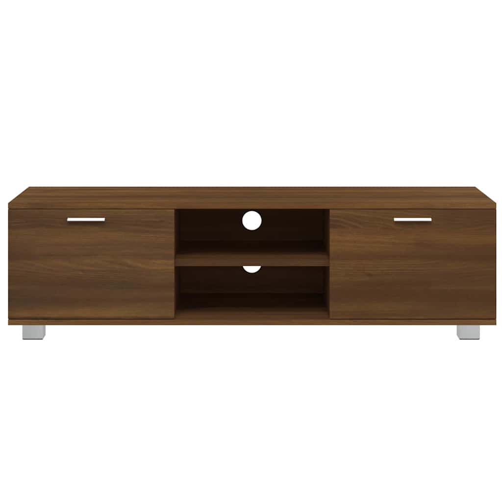 vidaXL TV Cabinet Brown Oak 140x40,5x35 cm Engineered Wood
