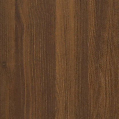 vidaXL TV Cabinet Brown Oak 140x40.5x35 cm Engineered Wood