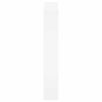 vidaXL Shoe Cabinet with Mirror 3-Layer High Gloss White 63x17x102.5 cm