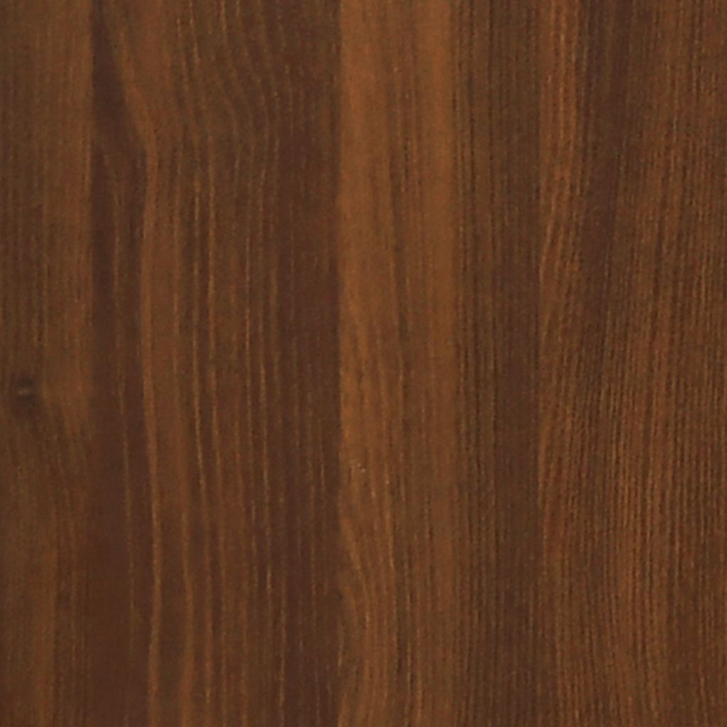 vidaXL Shoe Cabinet with Mirror 3-Layer Brown Oak 63x17x102.5 cm