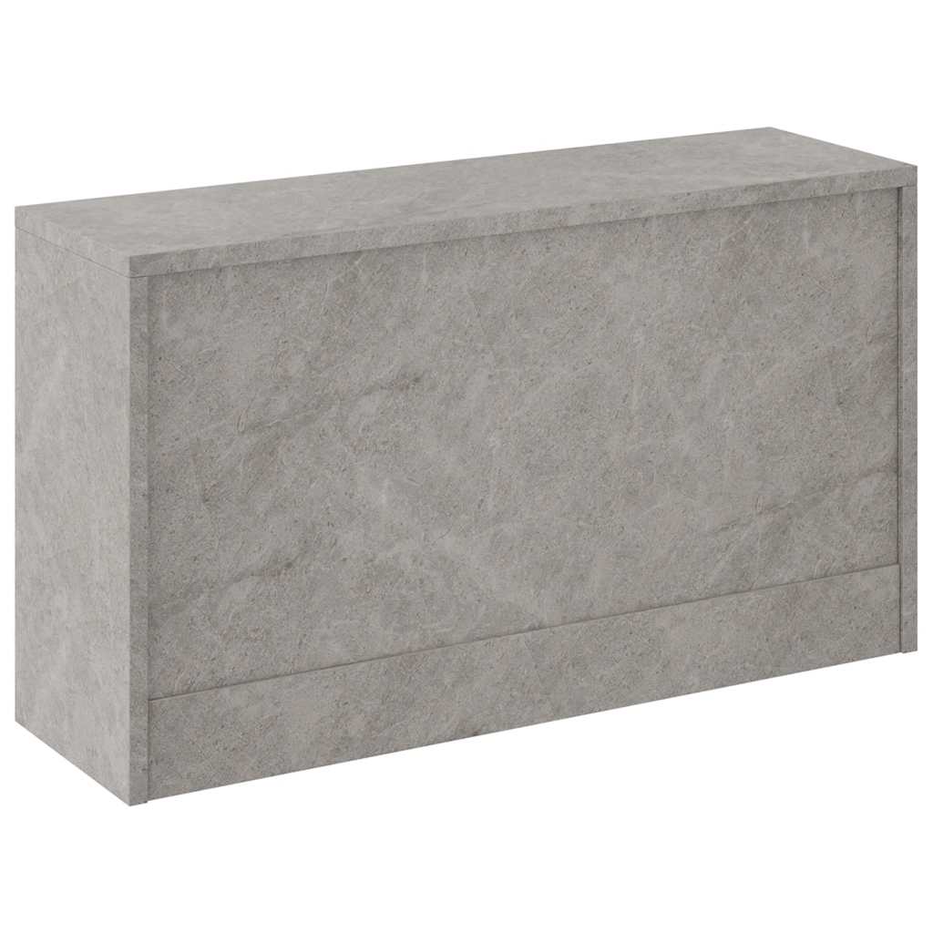 vidaXL Shoe Bench Concrete Grey 80x24x45 cm Engineered Wood