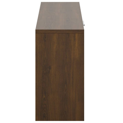 vidaXL Shoe Bench Brown Oak 80x24x45 cm Engineered Wood