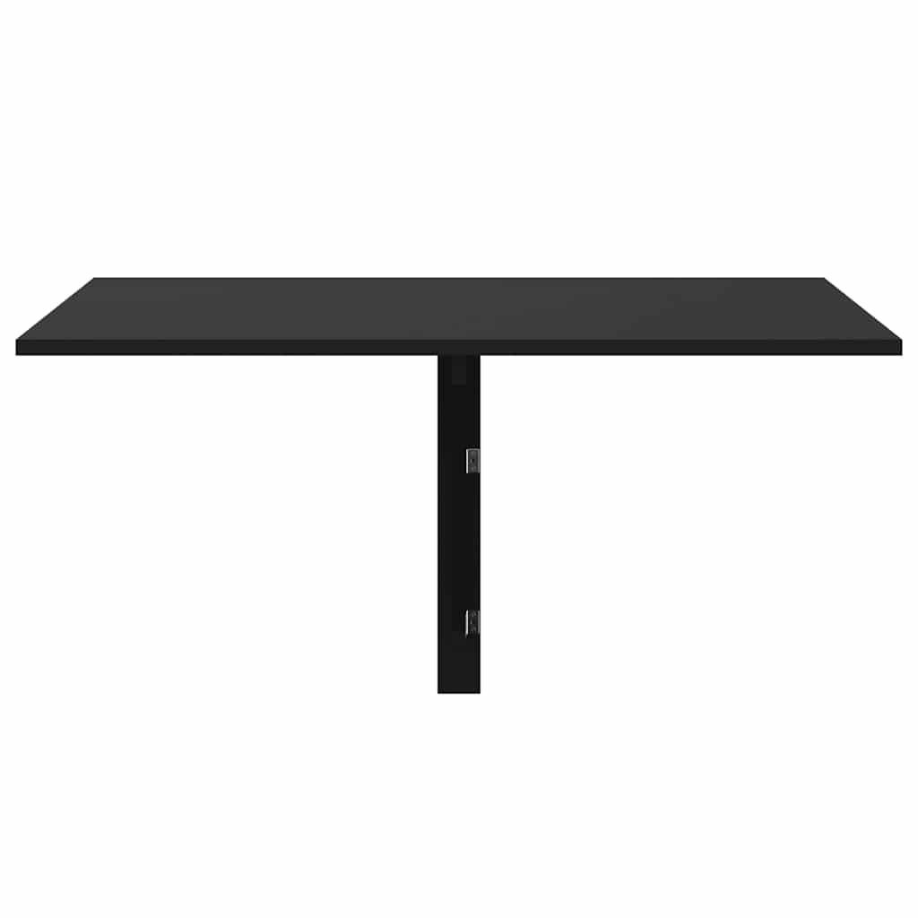 vidaXL Folding Wall Table Black 100x60x56 cm Engineered Wood
