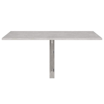 vidaXL Folding Wall Table Concrete Grey 100x60x56 cm Engineered Wood