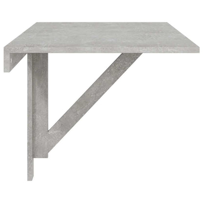 vidaXL Folding Wall Table Concrete Grey 100x60x56 cm Engineered Wood