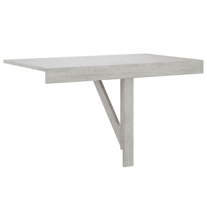 vidaXL Folding Wall Table Concrete Grey 100x60x56 cm Engineered Wood