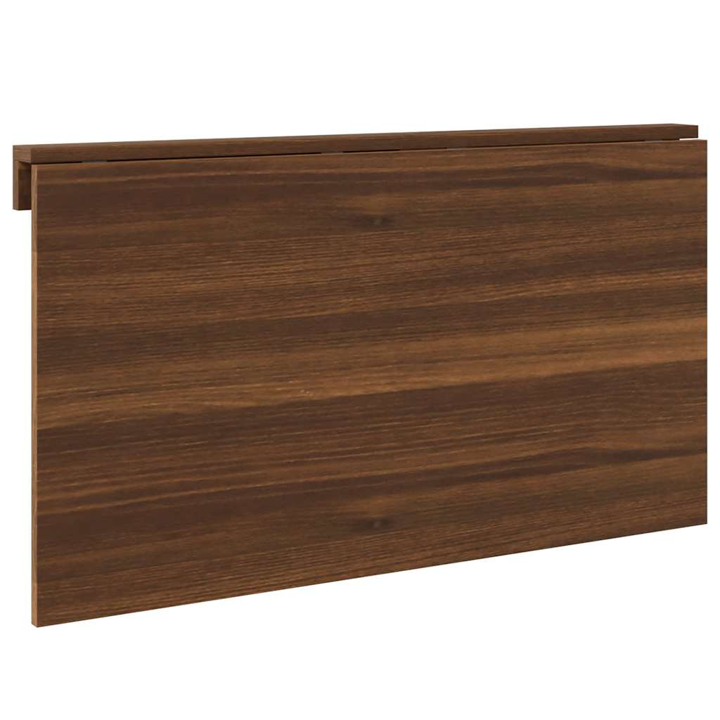 vidaXL Folding Wall Table Brown Oak 100x60x56 cm Engineered Wood