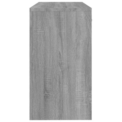vidaXL Desk with Drawer&Cabinet Grey Sonoma 100x40x73 cm Engineered Wood