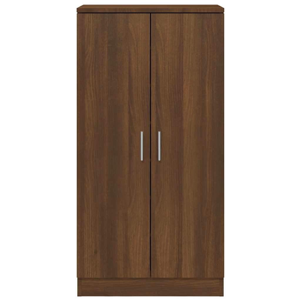 vidaXL Shoe Cabinet Brown Oak 55x35x108 cm Engineered Wood