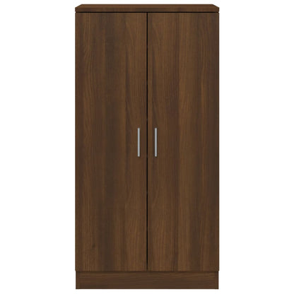 vidaXL Shoe Cabinet Brown Oak 55x35x108 cm Engineered Wood