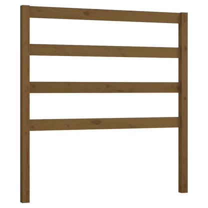 vidaXL Bed Headboard | Honey brown | Solid pine wood | Standard | Bed Headboard