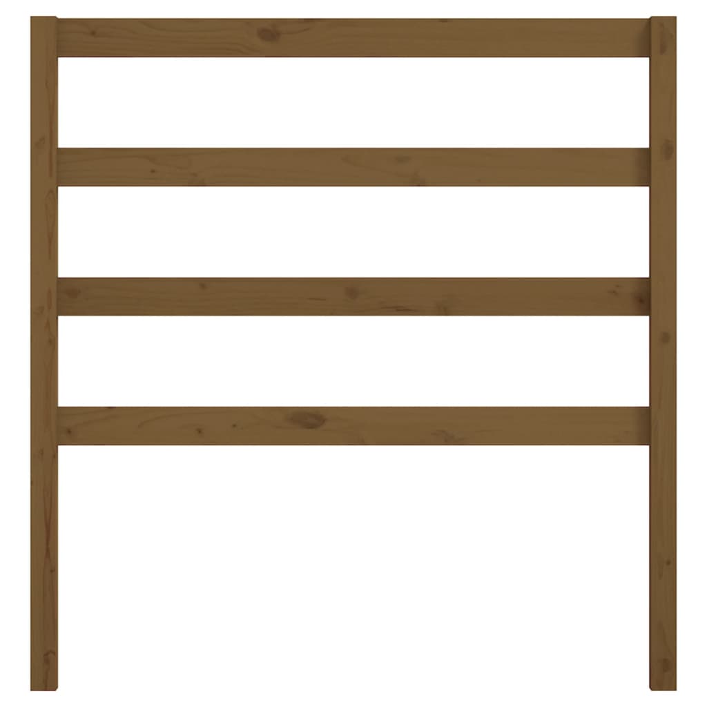 vidaXL Bed Headboard | Honey brown | Solid pine wood | Standard | Bed Headboard