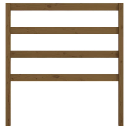 vidaXL Bed Headboard | Honey brown | Solid pine wood | Standard | Bed Headboard