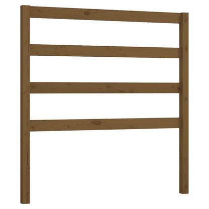 vidaXL Bed Headboard | Honey Brown | Solid Pine Wood | Double