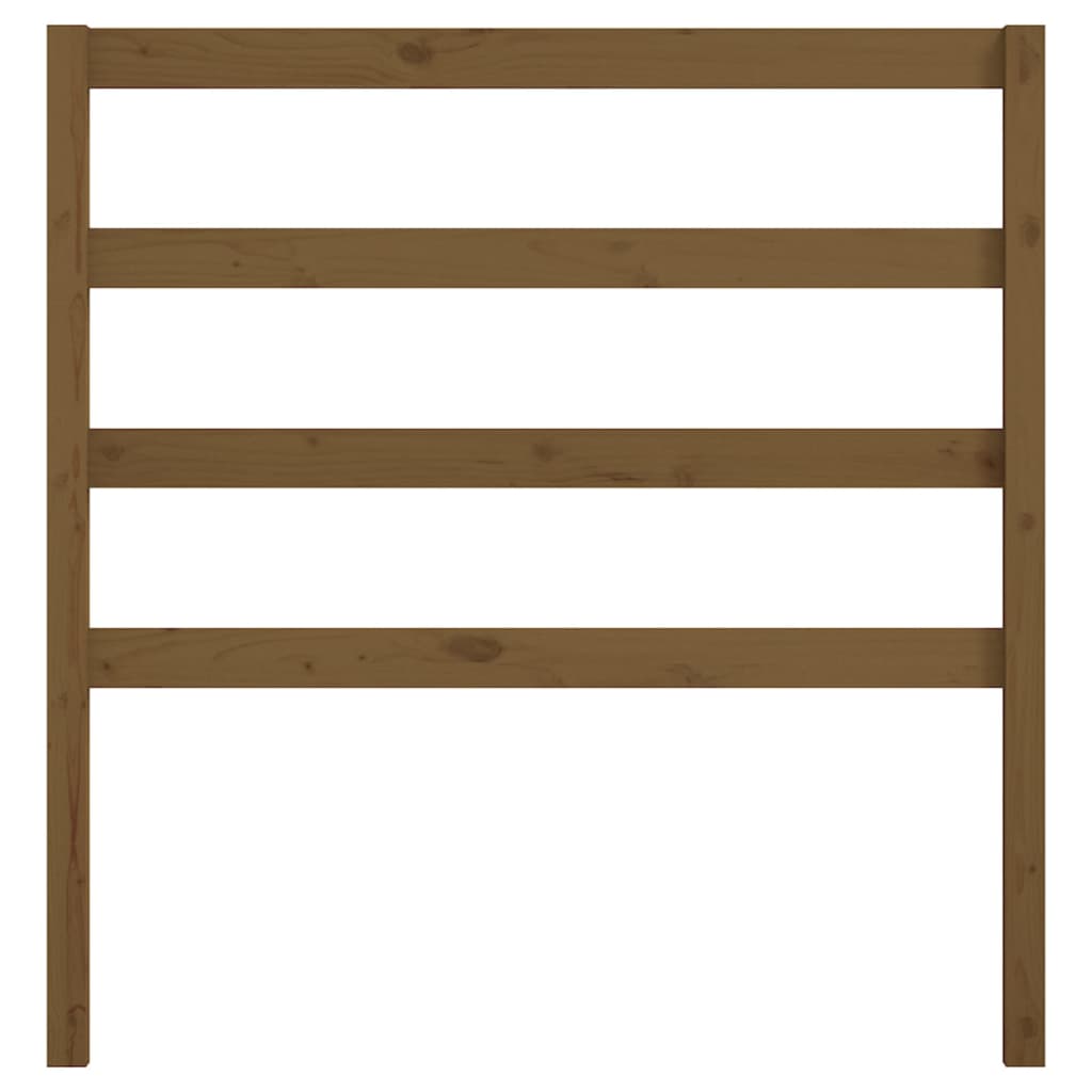 vidaXL Bed Headboard | Honey Brown | Solid Pine Wood | Double