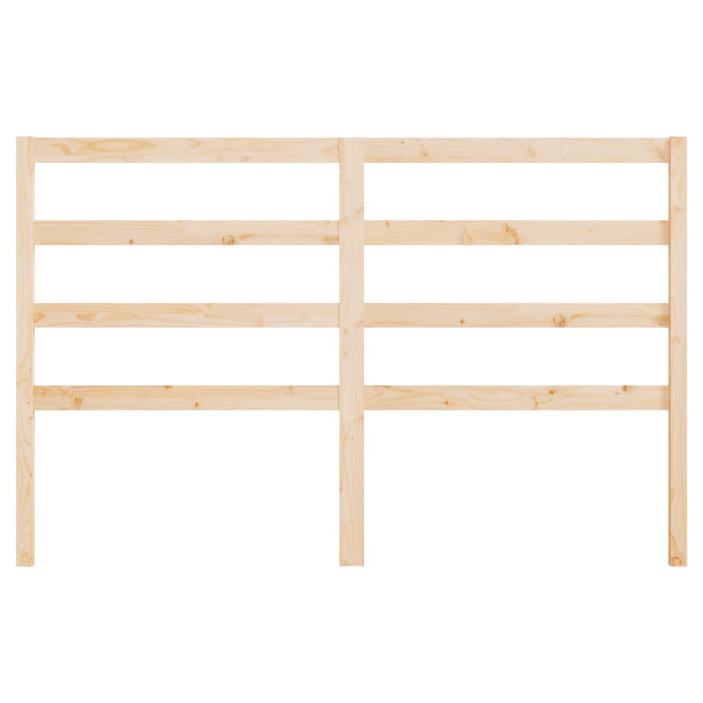 vidaXL Bed Headboard 141x4x100 cm Solid Wood Pine