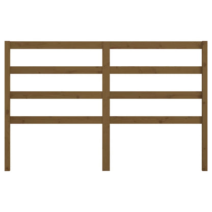vidaXL Bed Headboard | Honey Brown | Solid Pine Wood | 156x4x100 cm | Durable