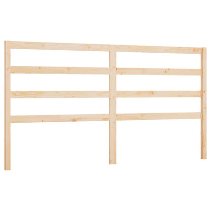 vidaXL Bed Headboard 206x4x100 cm Solid Wood Pine