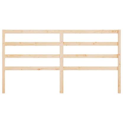vidaXL Bed Headboard 206x4x100 cm Solid Wood Pine