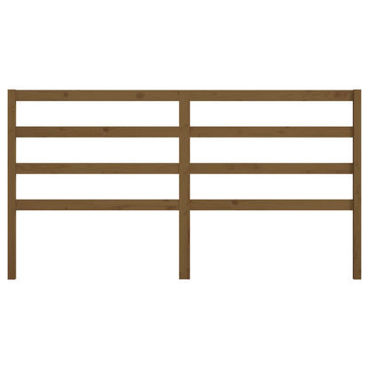 vidaXL Bed Headboard Honey Brown 206x4x100 cm Solid Wood Pine