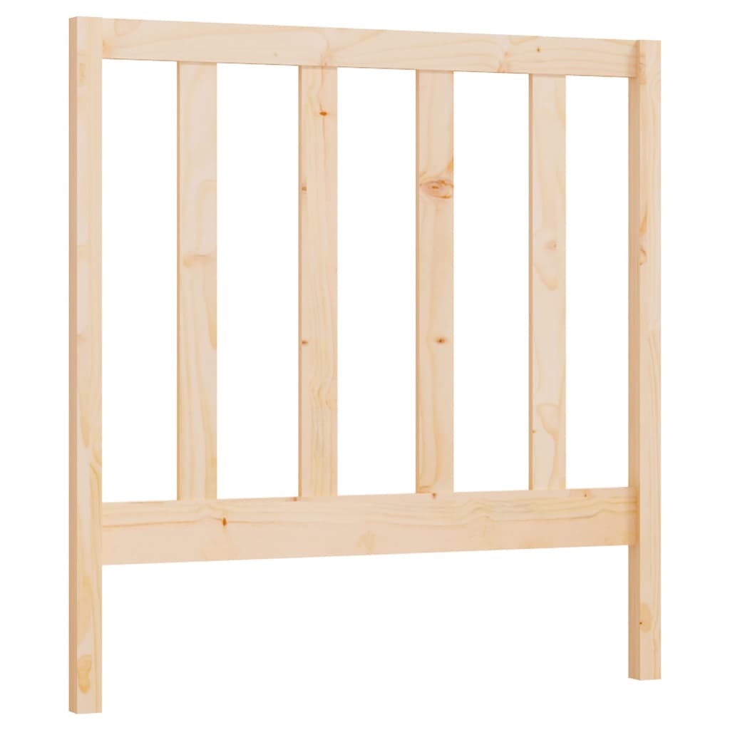 vidaXL Bed Headboard 81x4x100 cm Solid Wood Pine