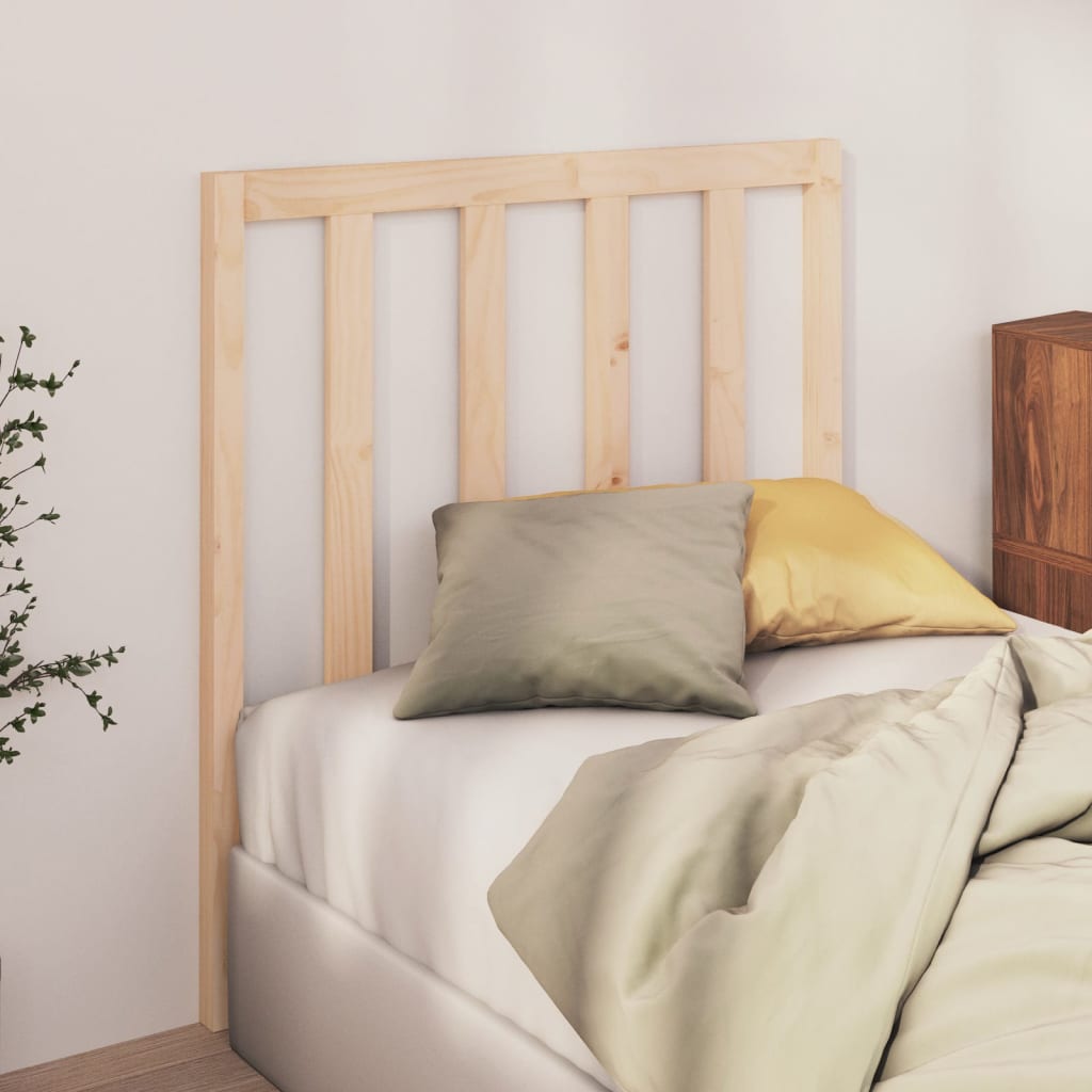 vidaXL Bed Headboard 81x4x100 cm Solid Wood Pine