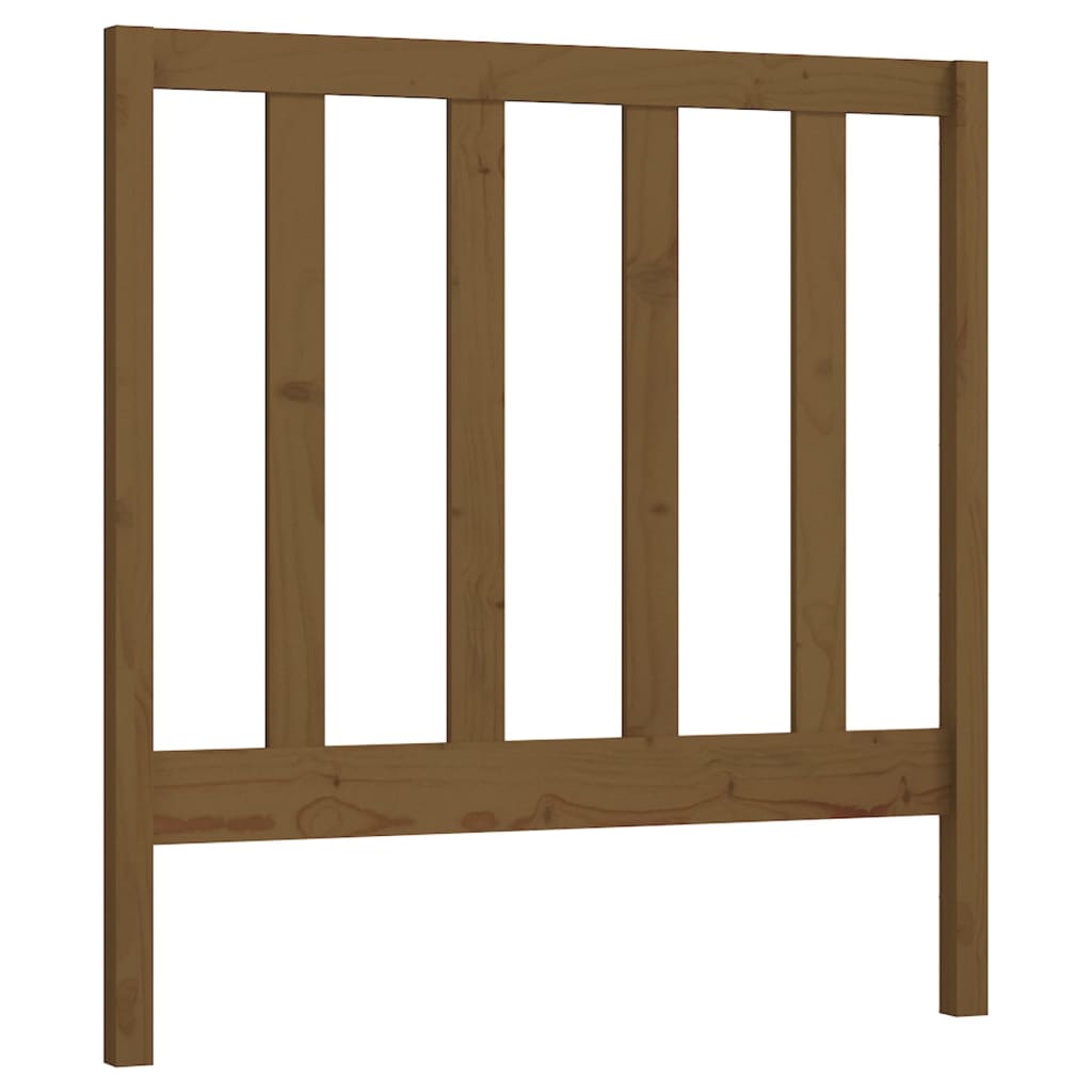 vidaXL Bed Headboard Honey Brown 81x4x100 cm Solid Wood Pine