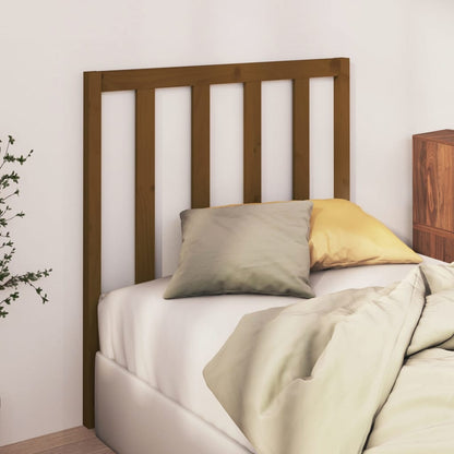 vidaXL Bed Headboard | Honey Brown | Solid Pine Wood | Medium | Bed Headboard
