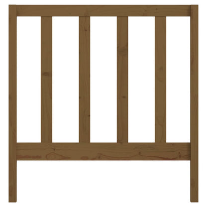 vidaXL Bed Headboard | Honey Brown | Solid Pine Wood | Medium | Bed Headboard