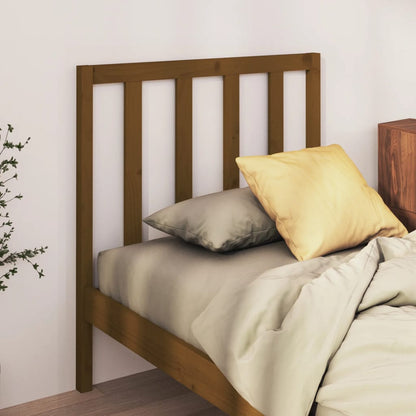 vidaXL Bed Headboard | Honey Brown | Solid Pine Wood | Medium | Bed Headboard