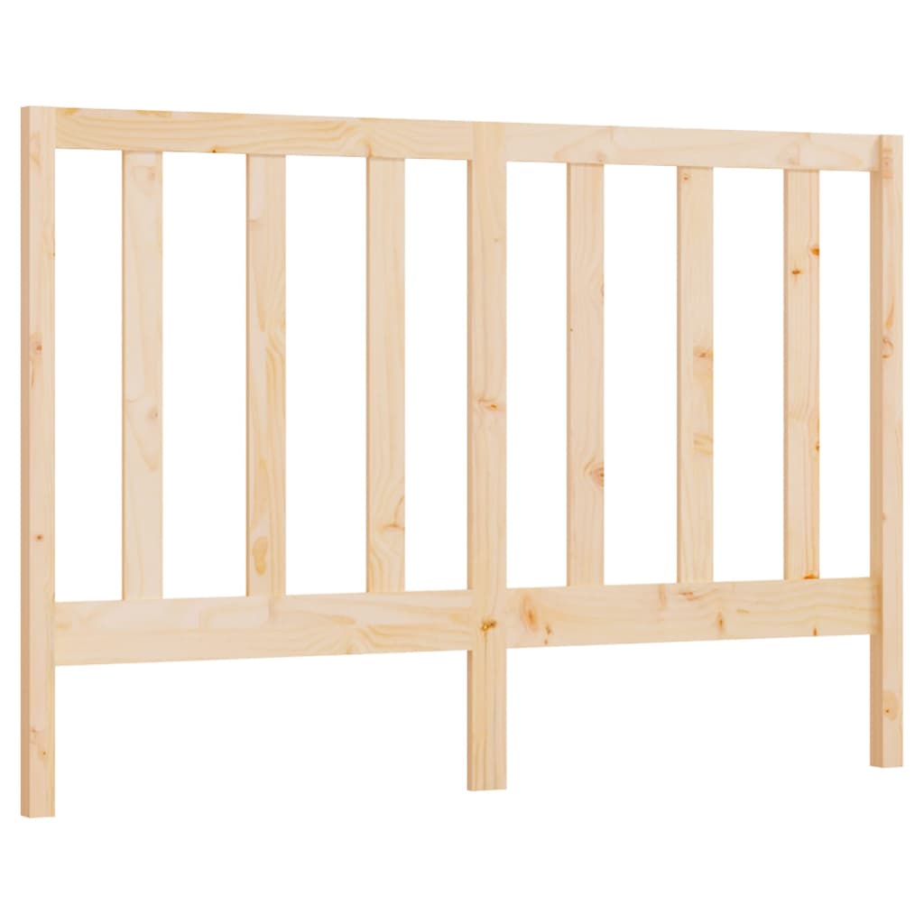 vidaXL Bed Headboard 141x4x100 cm Solid Wood Pine