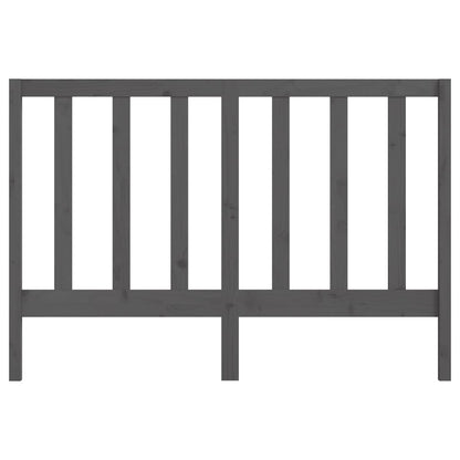 vidaXL Bed Headboard | Grey | Solid Pine Wood | Standard | Durable