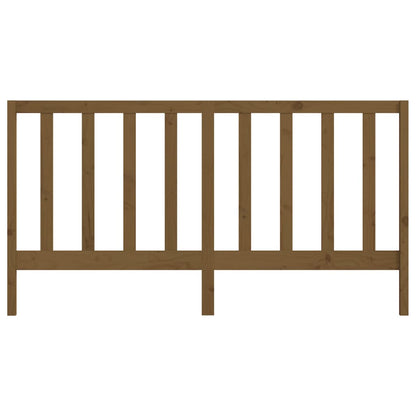 vidaXL Bed Headboard Honey Brown 206x4x100 cm Solid Wood Pine