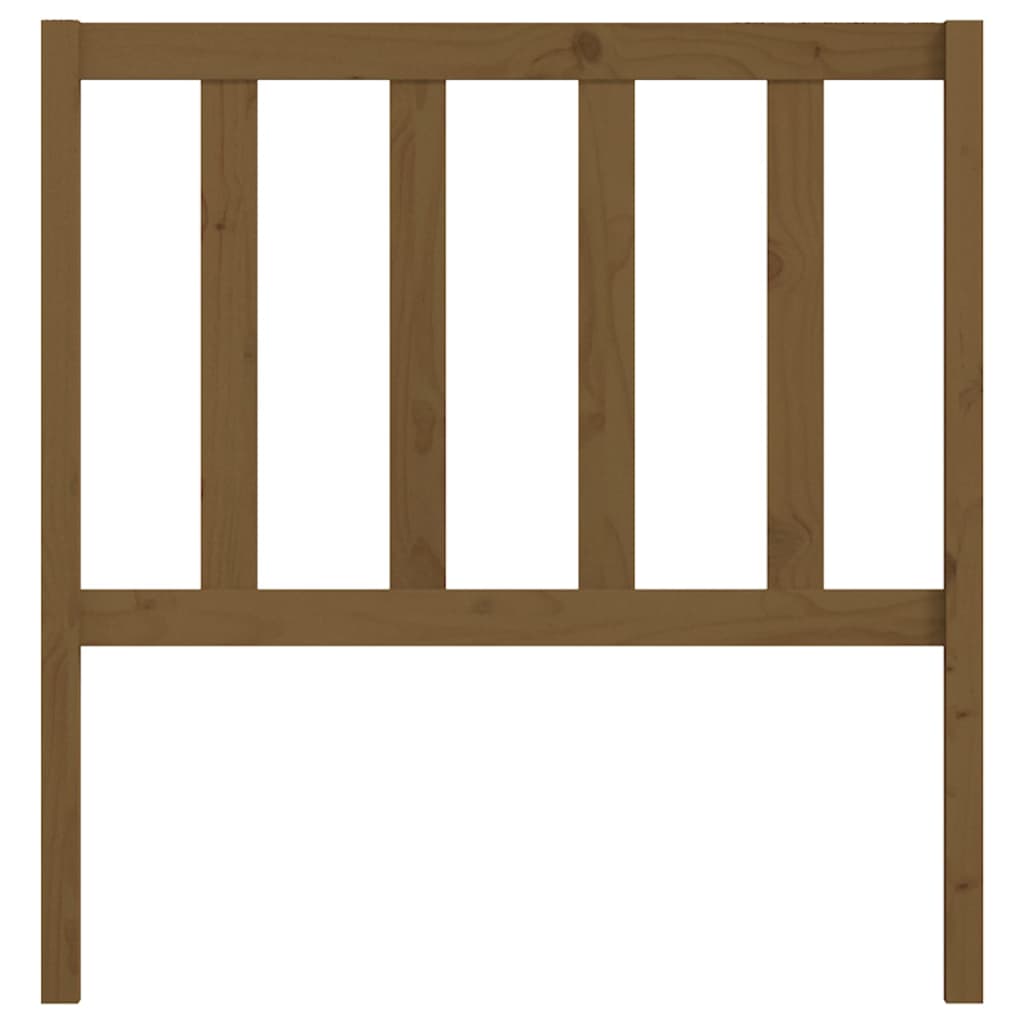 vidaXL Bed Headboard Honey Brown 81x4x100 cm Solid Wood Pine