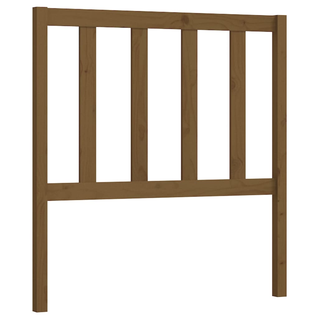 vidaXL Bed Headboard Honey Brown 96x4x100 cm Solid Wood Pine