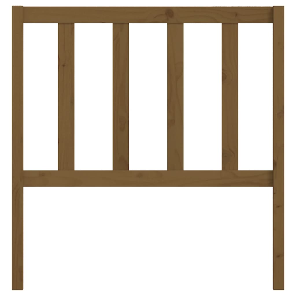 vidaXL Bed Headboard Honey Brown 96x4x100 cm Solid Wood Pine