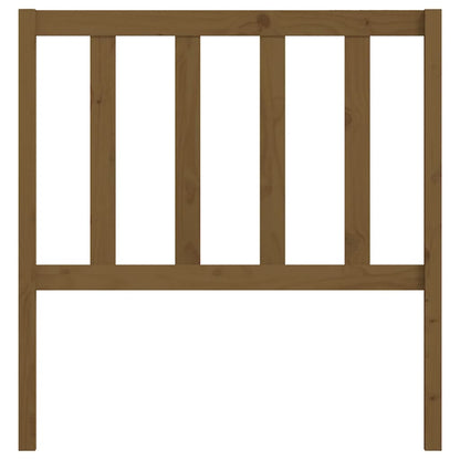vidaXL Bed Headboard Honey Brown 96x4x100 cm Solid Wood Pine