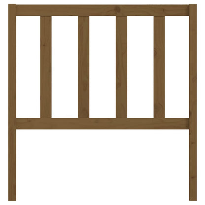 vidaXL Bed Headboard Honey Brown 106x4x100 cm Solid Wood Pine