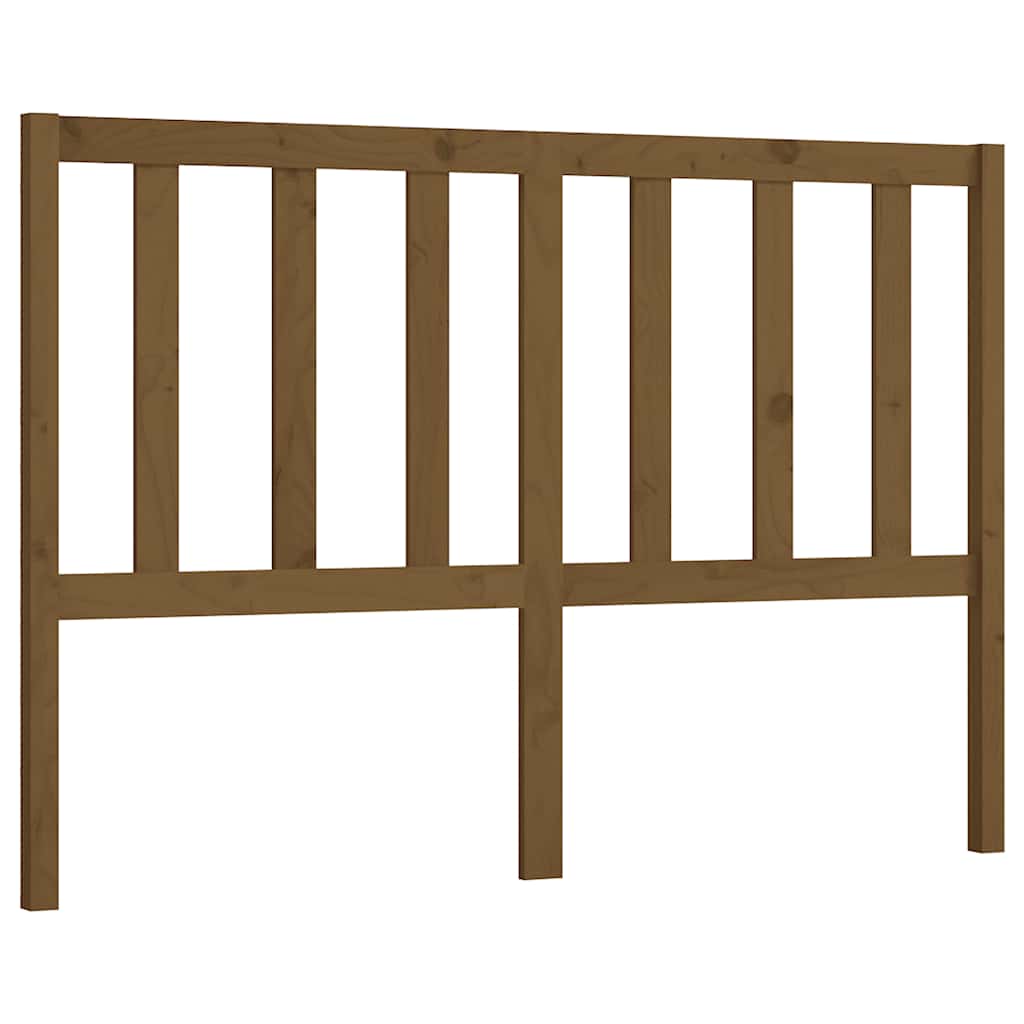 vidaXL Bed Headboard Honey Brown 141x4x100 cm Solid Wood Pine