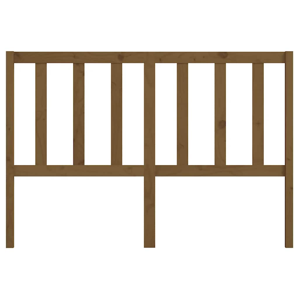 vidaXL Bed Headboard Honey Brown 141x4x100 cm Solid Wood Pine