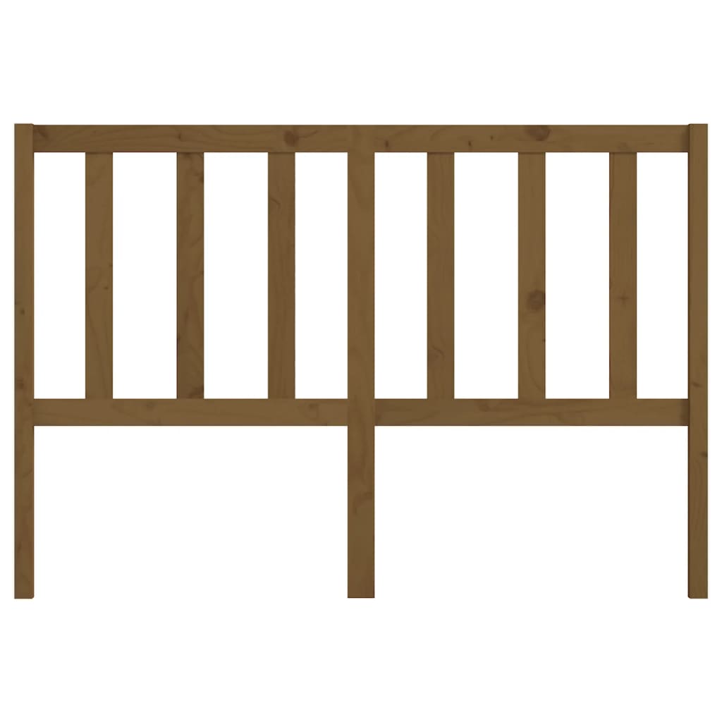 vidaXL Bed Headboard Honey Brown 146x4x100 cm Solid Wood Pine
