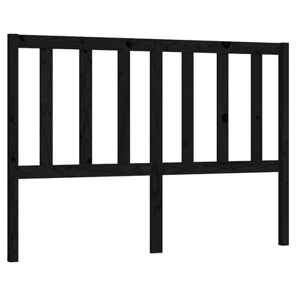 vidaXL Bed Headboard Black 166x4x100 cm Solid Wood Pine