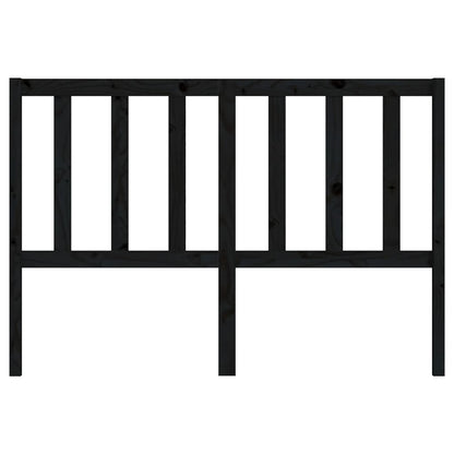 vidaXL Bed Headboard Black 166x4x100 cm Solid Wood Pine