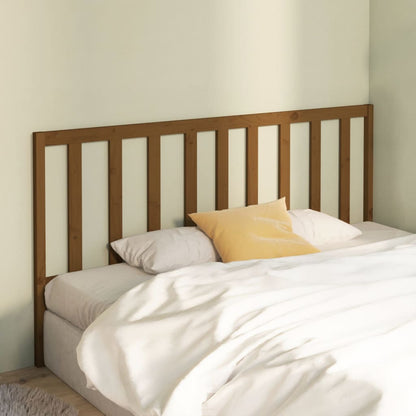 vidaXL Bed Headboard Honey Brown 186x4x100 cm Solid Wood Pine