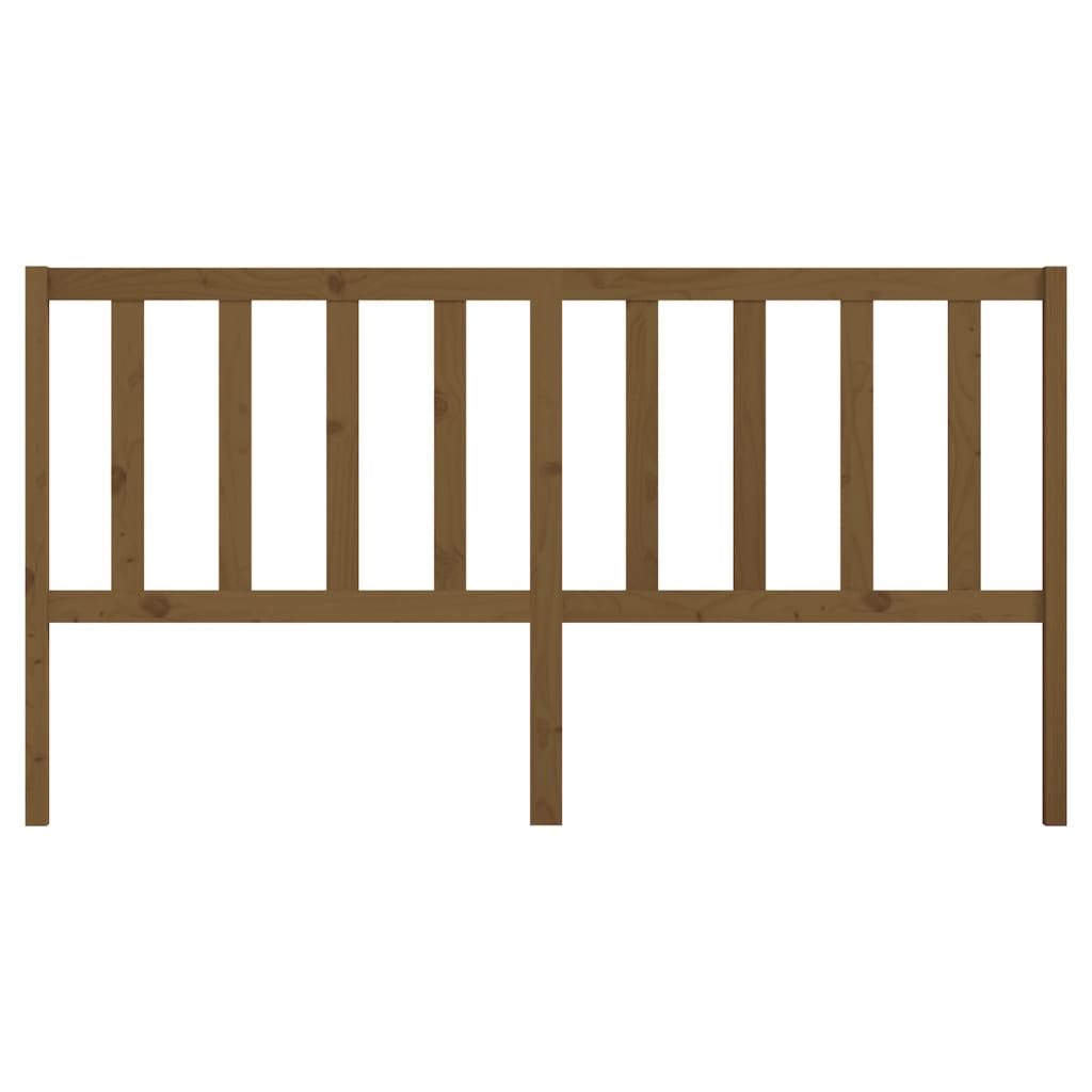 vidaXL Bed Headboard Honey Brown 186x4x100 cm Solid Wood Pine