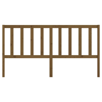 vidaXL Bed Headboard Honey Brown 206x4x100 cm Solid Wood Pine