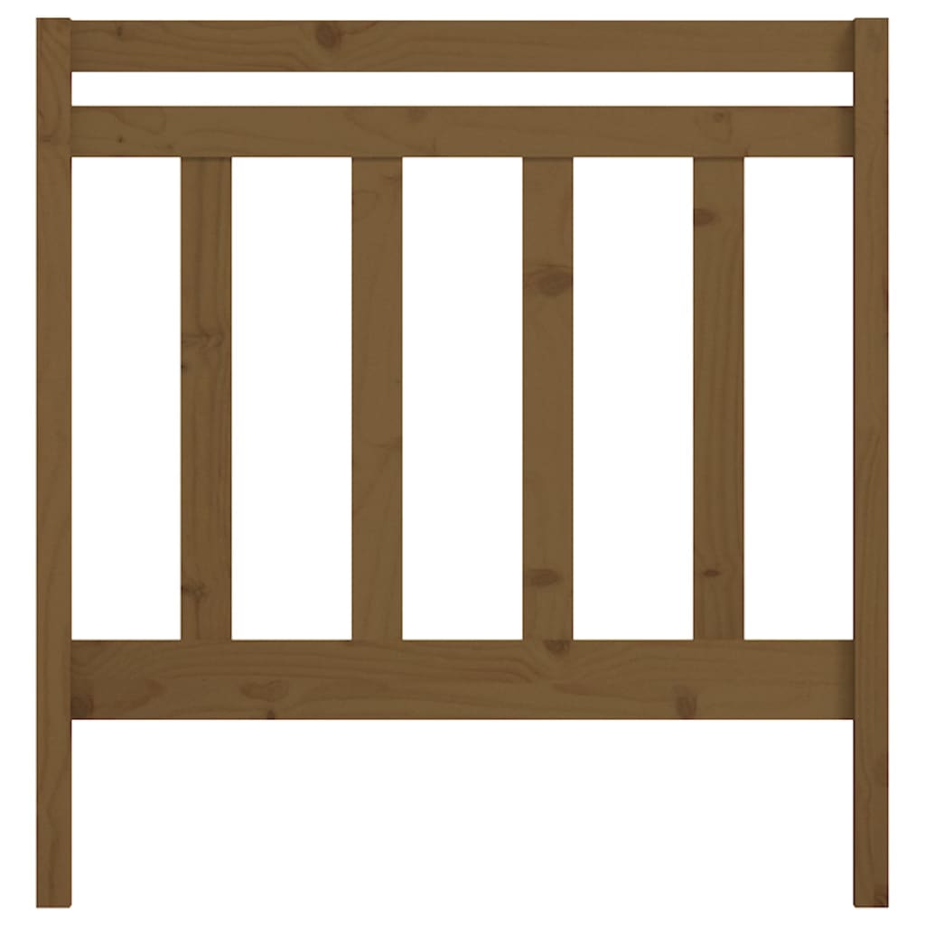 vidaXL Bed Headboard | Honey brown | Solid pine wood | Standard | Bed Headboard
