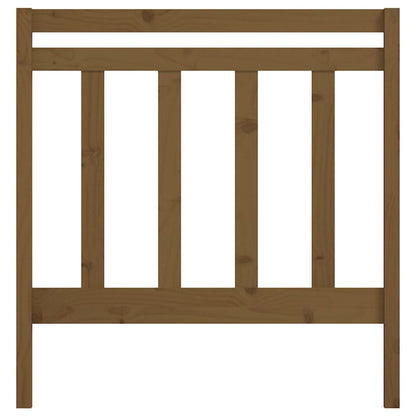 vidaXL Bed Headboard | Honey brown | Solid pine wood | Standard | Bed Headboard
