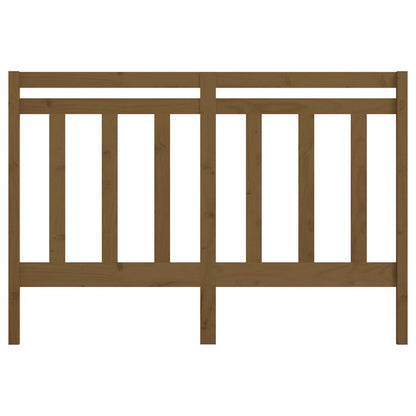 vidaXL Bed Headboard | Honey brown | Solid Pine Wood | Standard for double bed